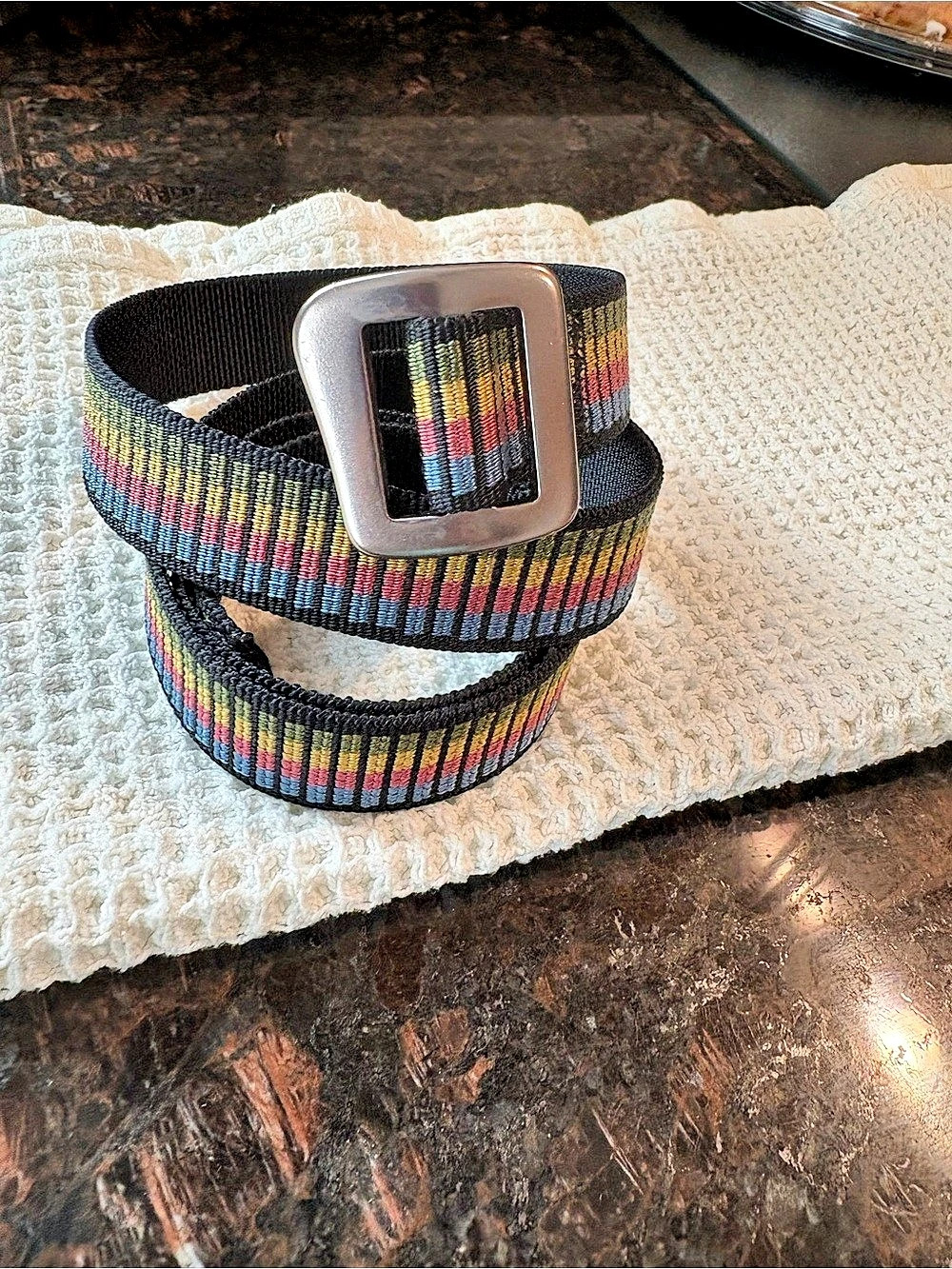 Bison Designs Woven Multicolor Belt
